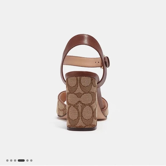 COACH Women Shoes
Khaki Sig C/Saddle
Marla Sandal In Signature new size 7/5. #16 - Picture 6 of 10